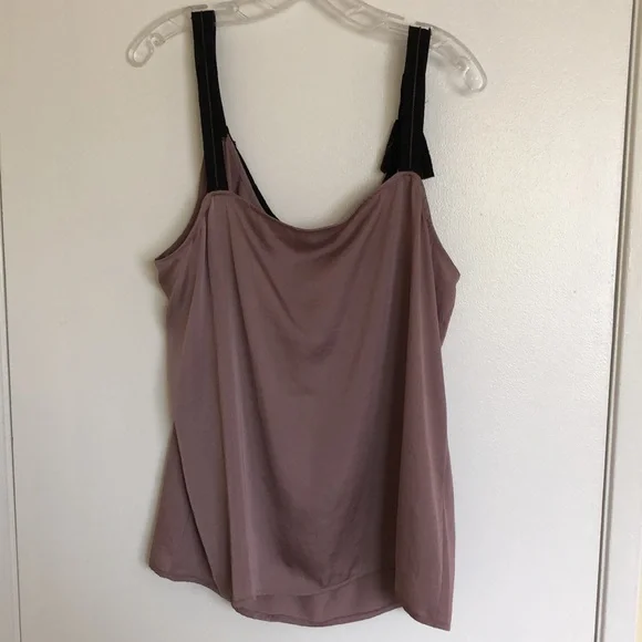 LOFT•Silky Mauve Tank Top - Picture 2 of 9